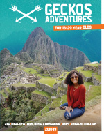 Geckos Adventures for 18-29 Year Olds brochure